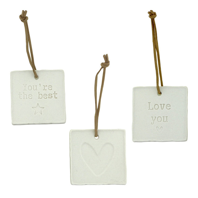 HS Ornament Mini Letter Art Love Ass