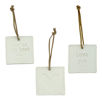 HS Ornament Mini Letter Art Love Ass