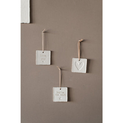 HS Ornament Mini Letter Art Love Ass