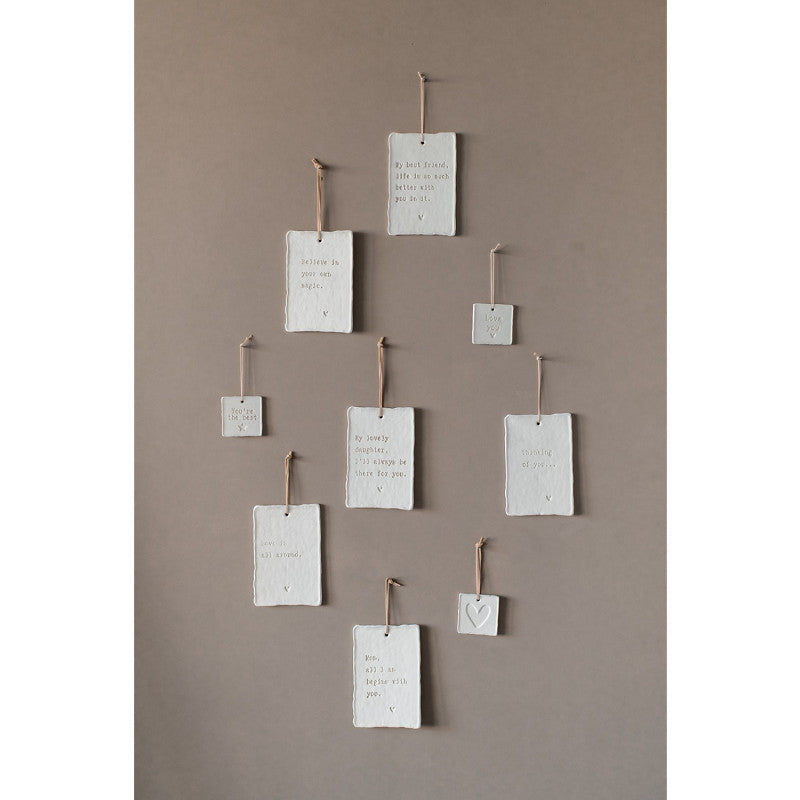 HS Ornament Letter Art Love Around