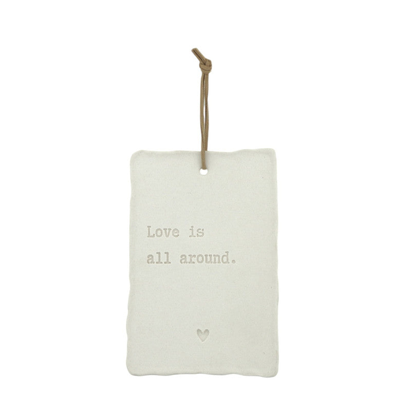 HS Ornament Letter Art Love Around