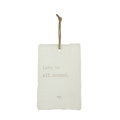 HS Ornament Letter Art Love Around