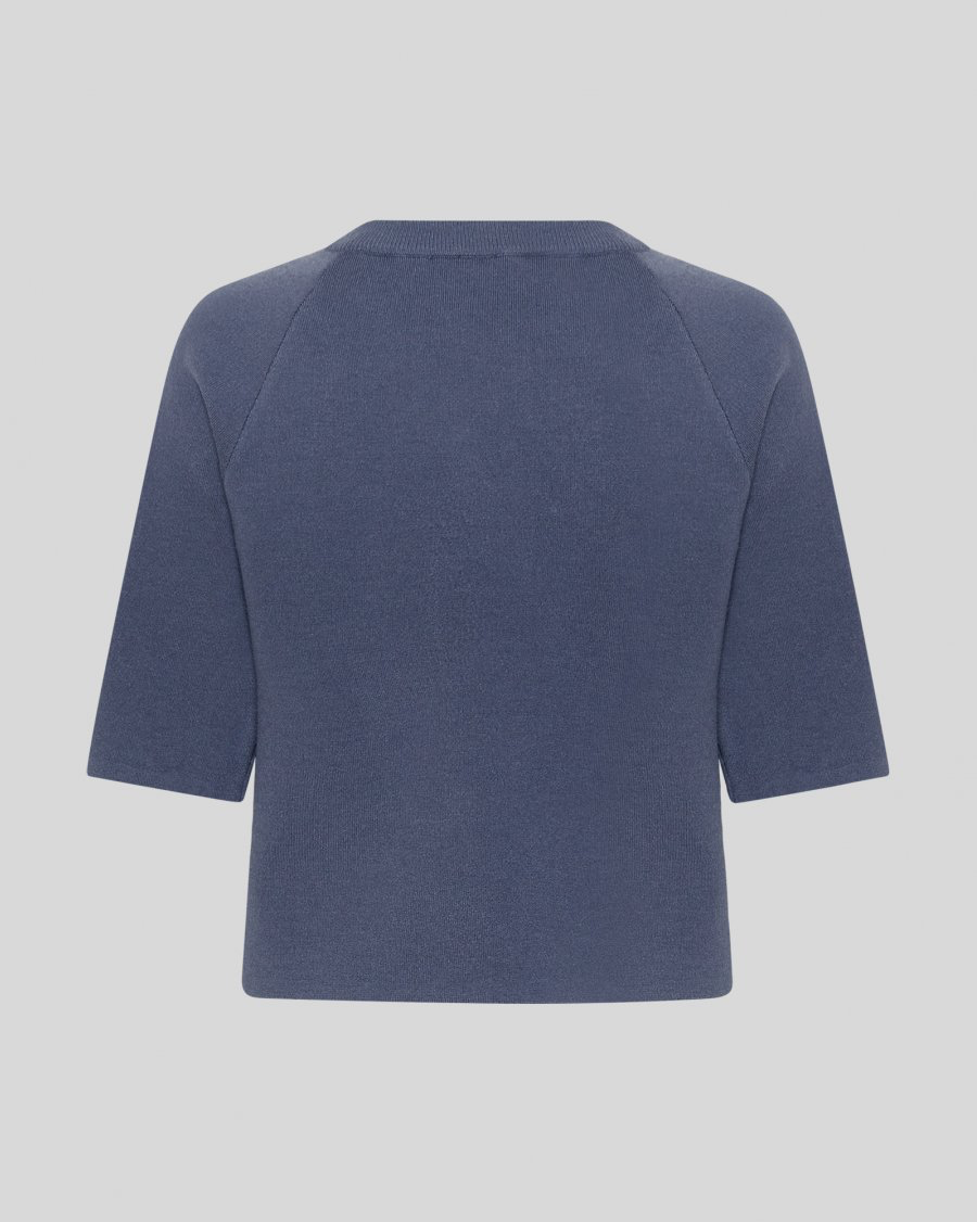 MSCHAubree East 2/4 Cardigan vintage indigo