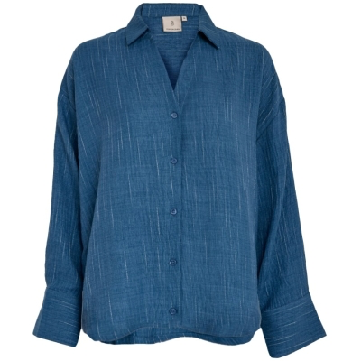 PCGaby Pinstripe Shirt mb denim