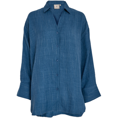 PCGaby Pinstripe Shirt mb denim