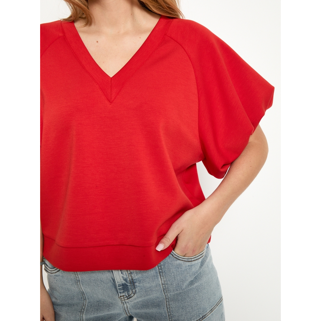 PCMinnie GRS Ballon Blouse aura orange