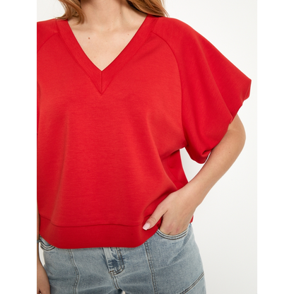 PCMinnie GRS Ballon Blouse aura orange
