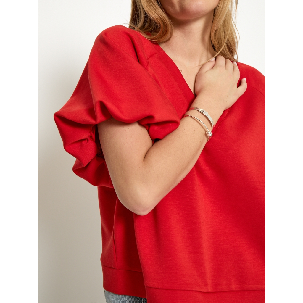 PCMinnie GRS Ballon Blouse aura orange