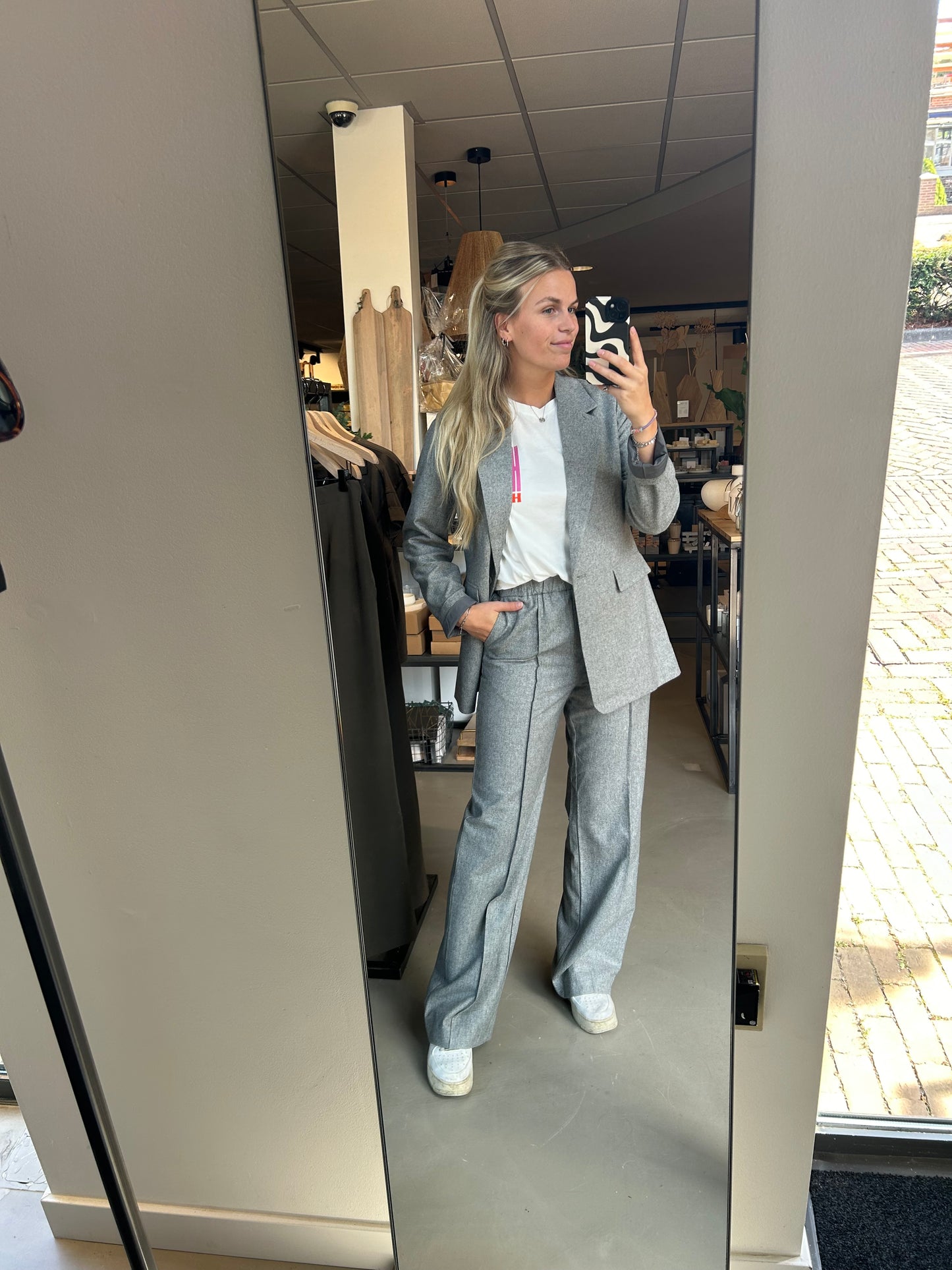 Balou Pants Grey Melange L