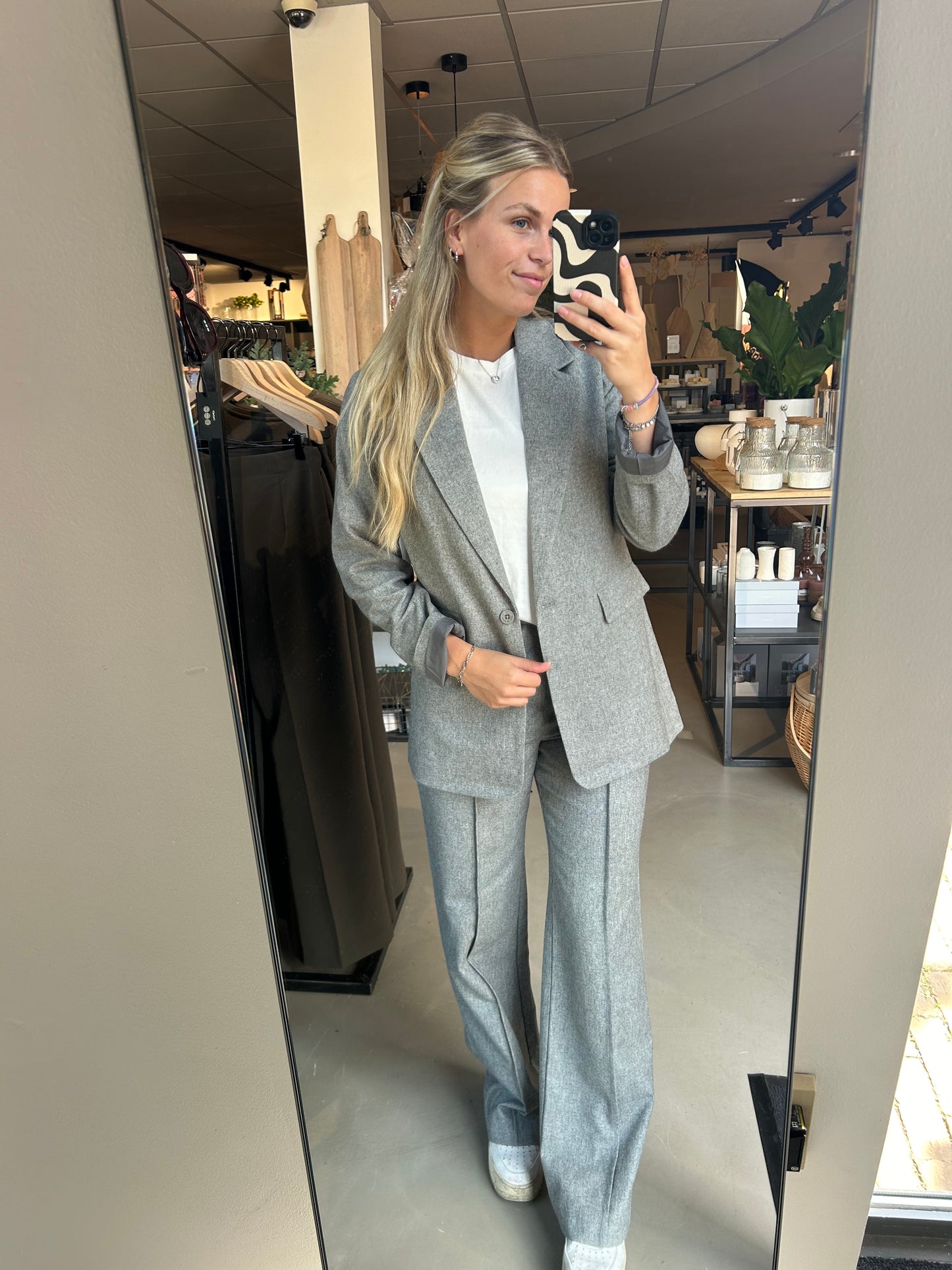 Balou Pants Grey Melange L
