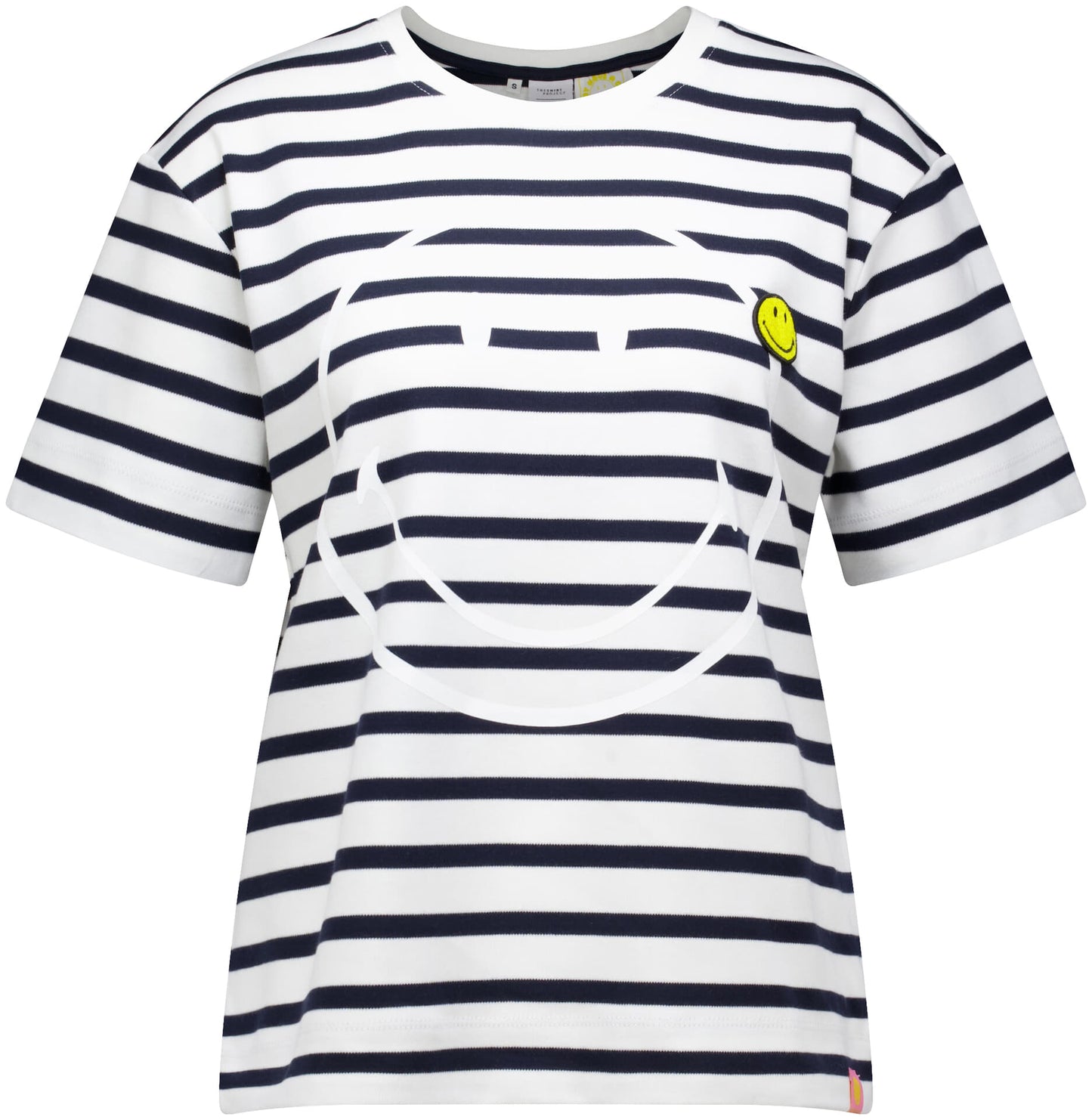 TSPShirt Smiley white/navy