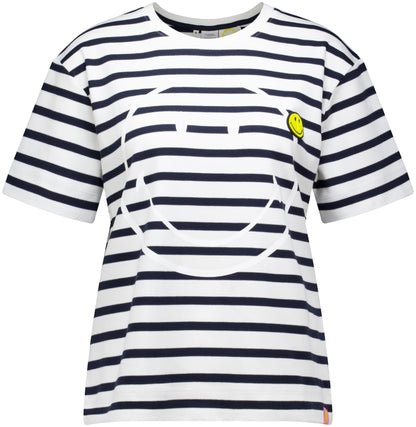 TSPShirt Smiley white/navy