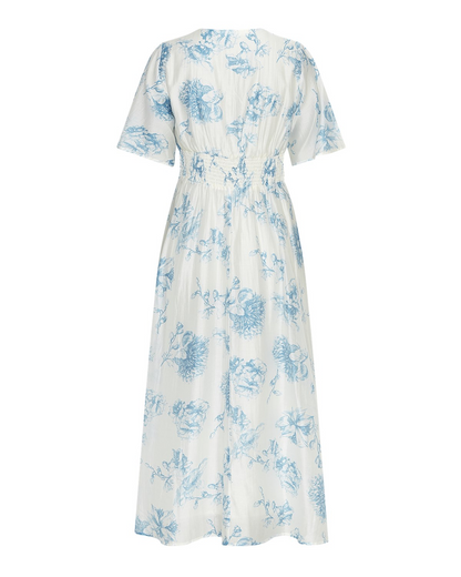 MschEvangelia 2/4 Dress blue flower