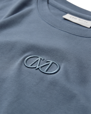 CMMuse Tee blue mirage logo