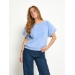 PCNicia Oversized Top cornflower blue