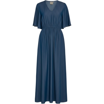 PCOzzy Dress mid blue denim