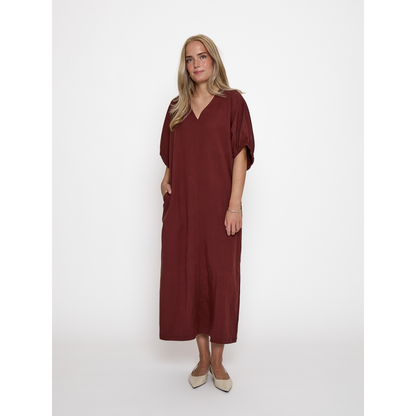 PC Rebecca Dress maroon red