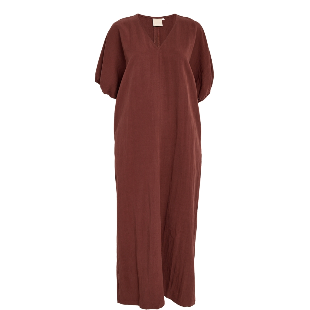 PC Rebecca Dress maroon red