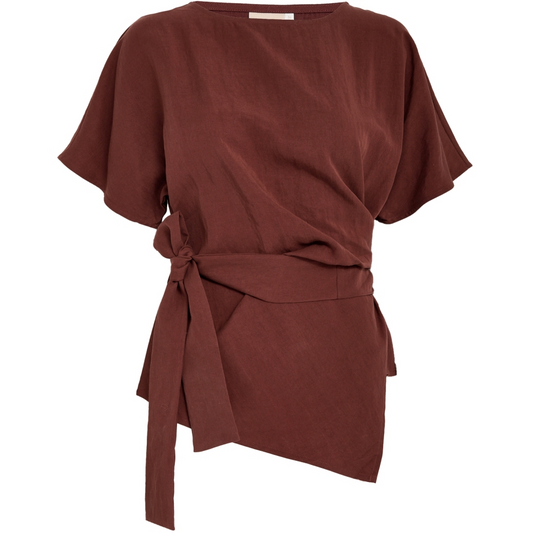 PCRebecca Blouse maroon red