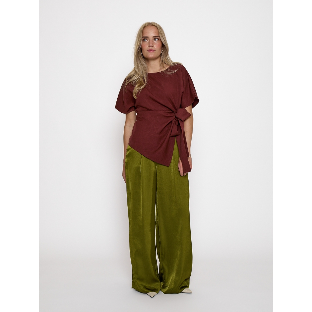 PCRebecca Blouse maroon red