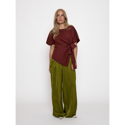PCRebecca Blouse maroon red