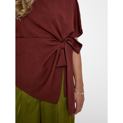 PCRebecca Blouse maroon red