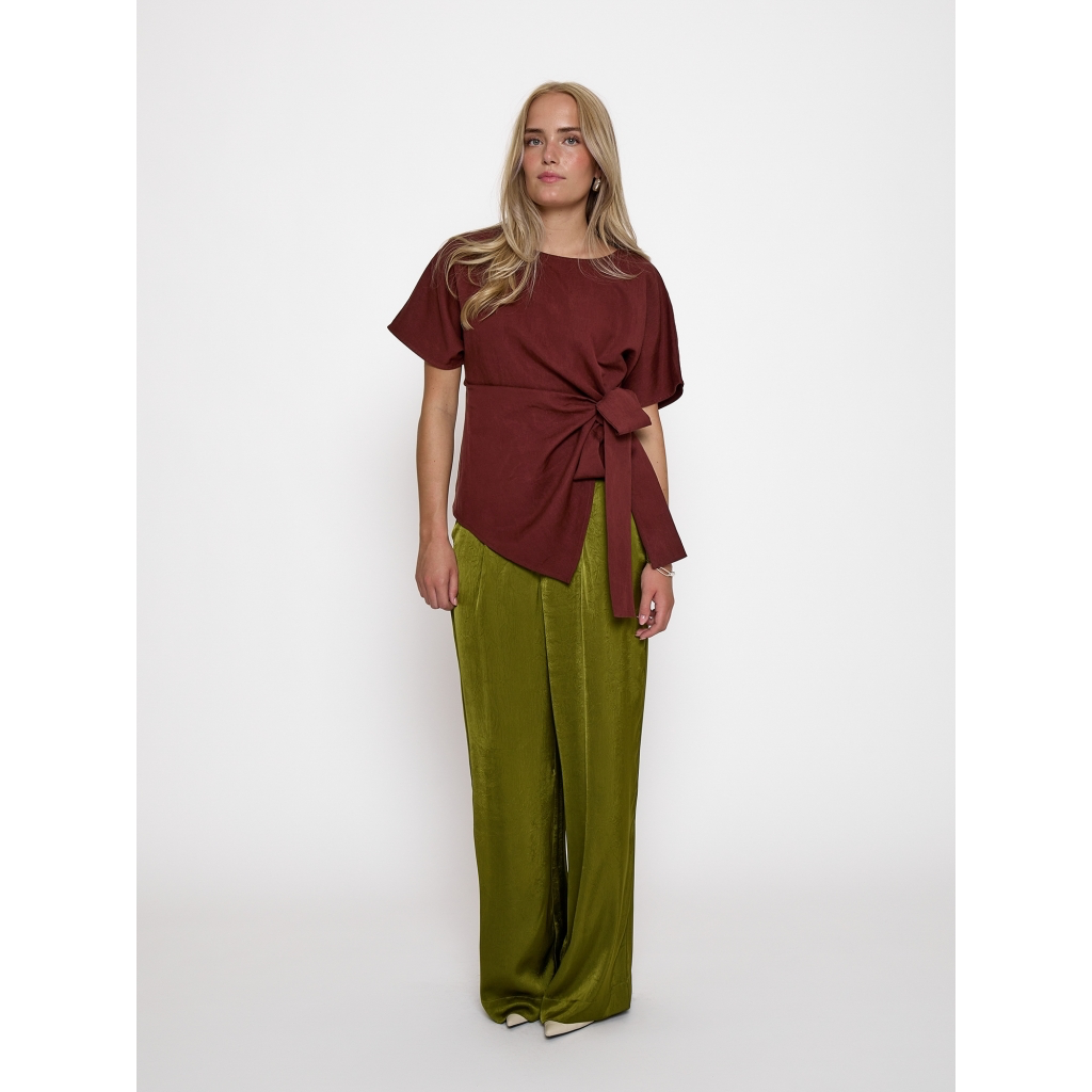 PCRebecca Blouse maroon red