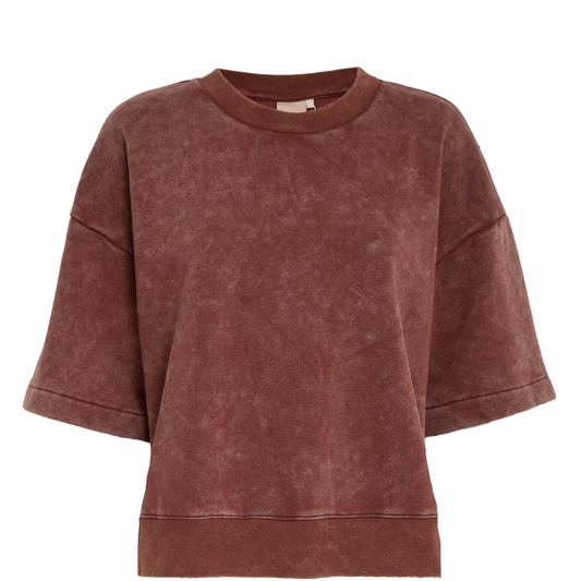PCRaquel Sweatshirt maroon red