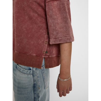 PCRaquel Sweatshirt maroon red