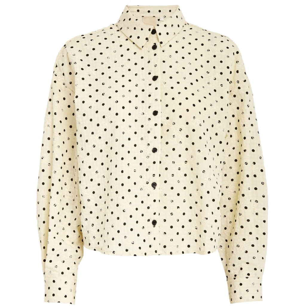 PCRaula Shirt whitecap grey print