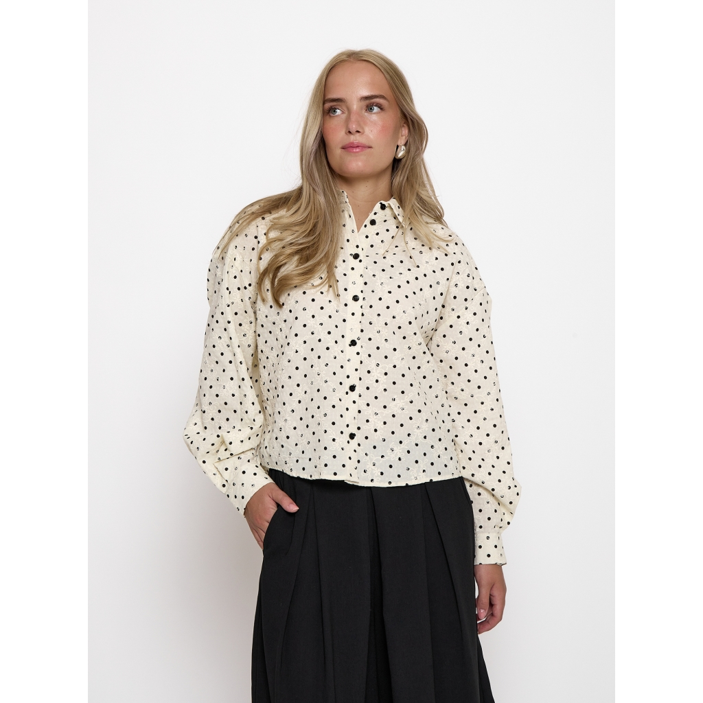 PCRaula Shirt whitecap grey print
