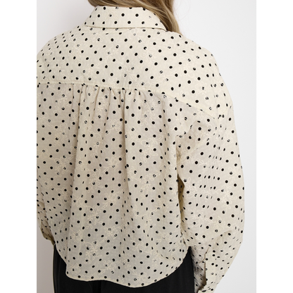 PCRaula Shirt whitecap grey print