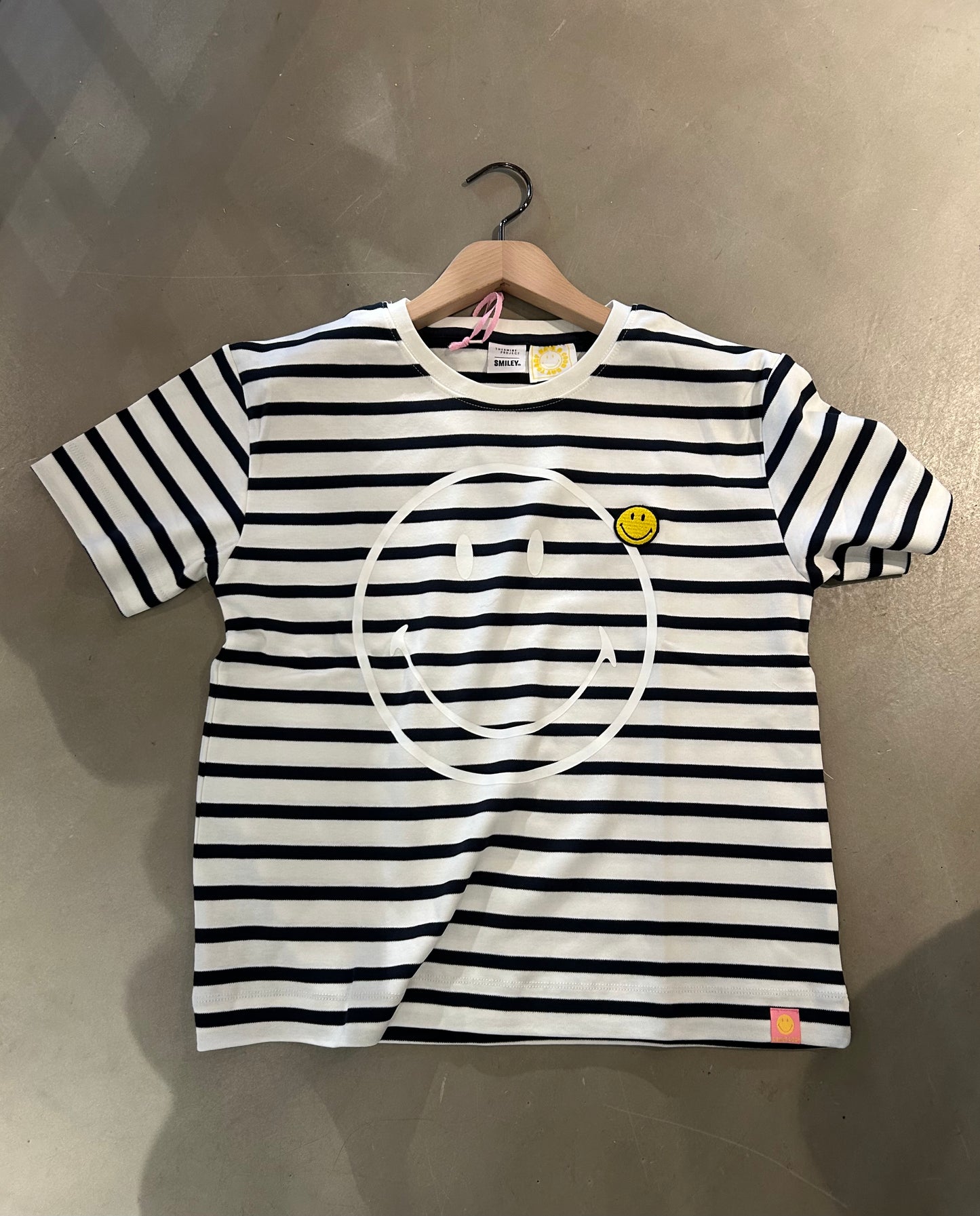 TSPShirt Smiley white/navy
