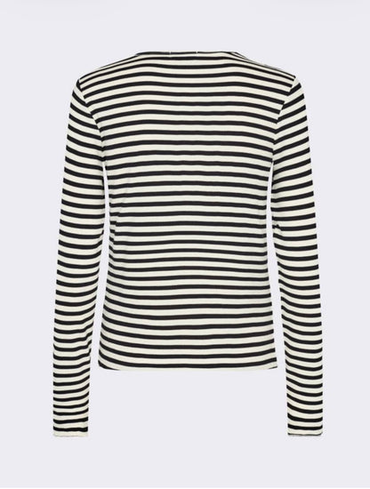 TSP Striped Long Sleeve Top ecru/pine green 51931
