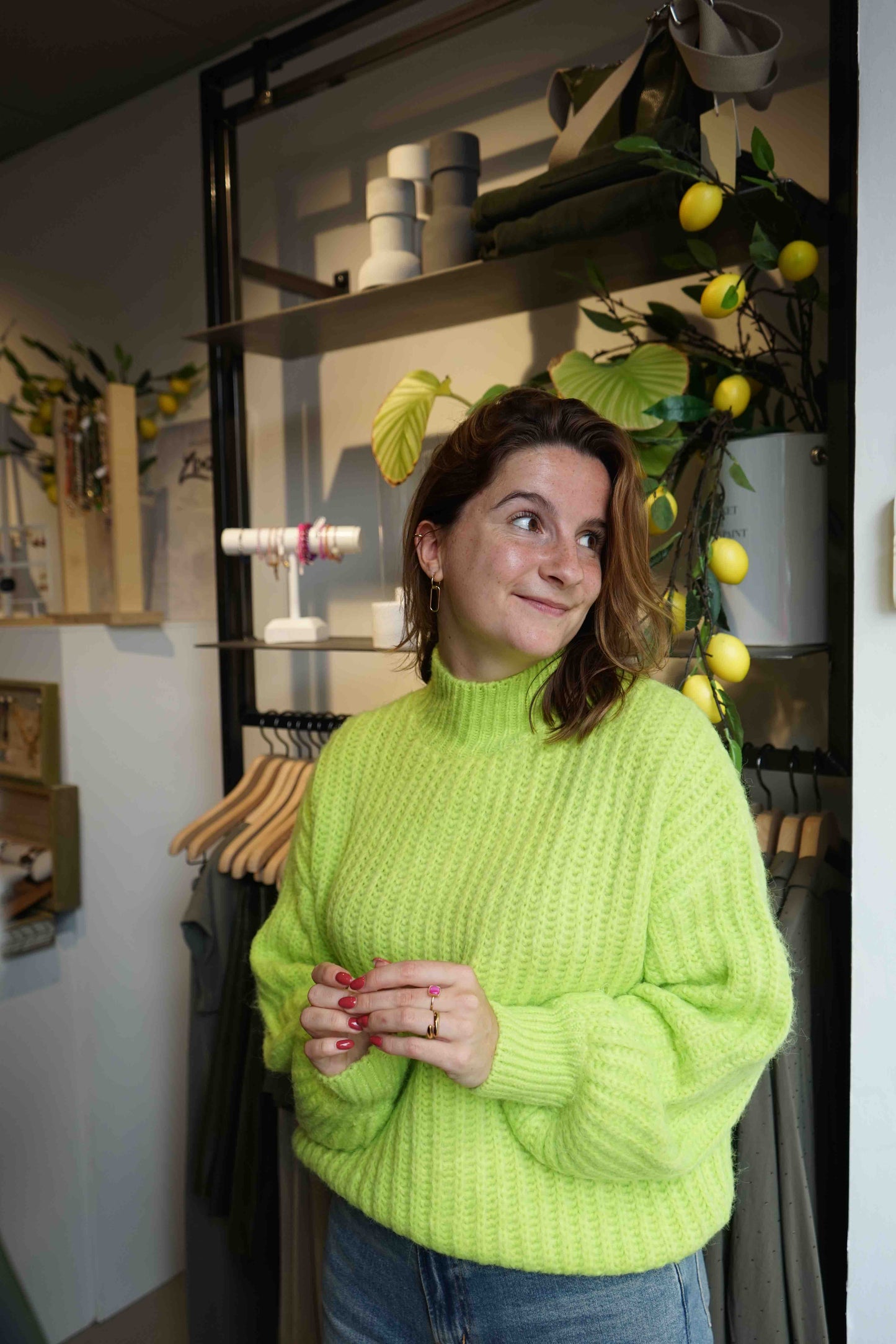 Joelle knit Wild Lime