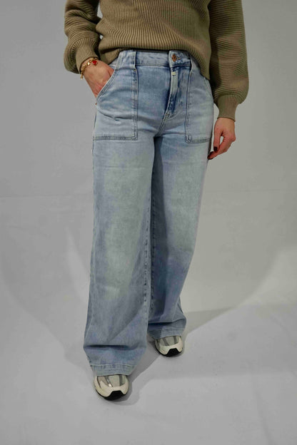 Jeans Lulu Aqua Blue L32