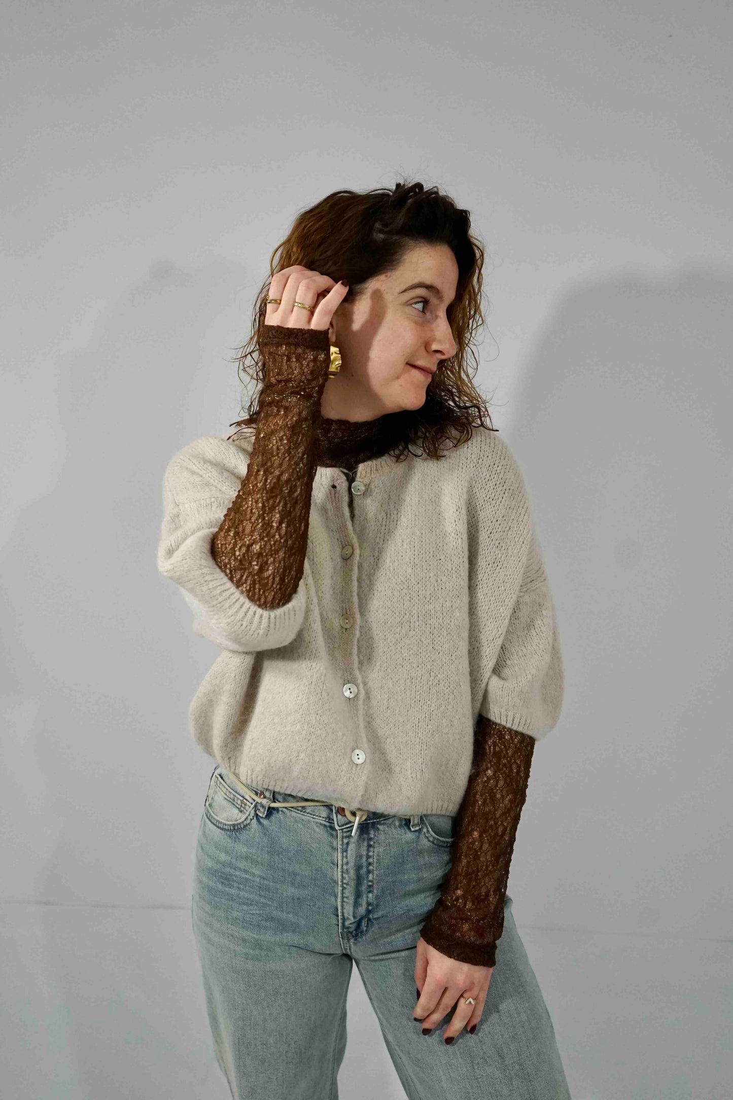 Vestje Mila Beige