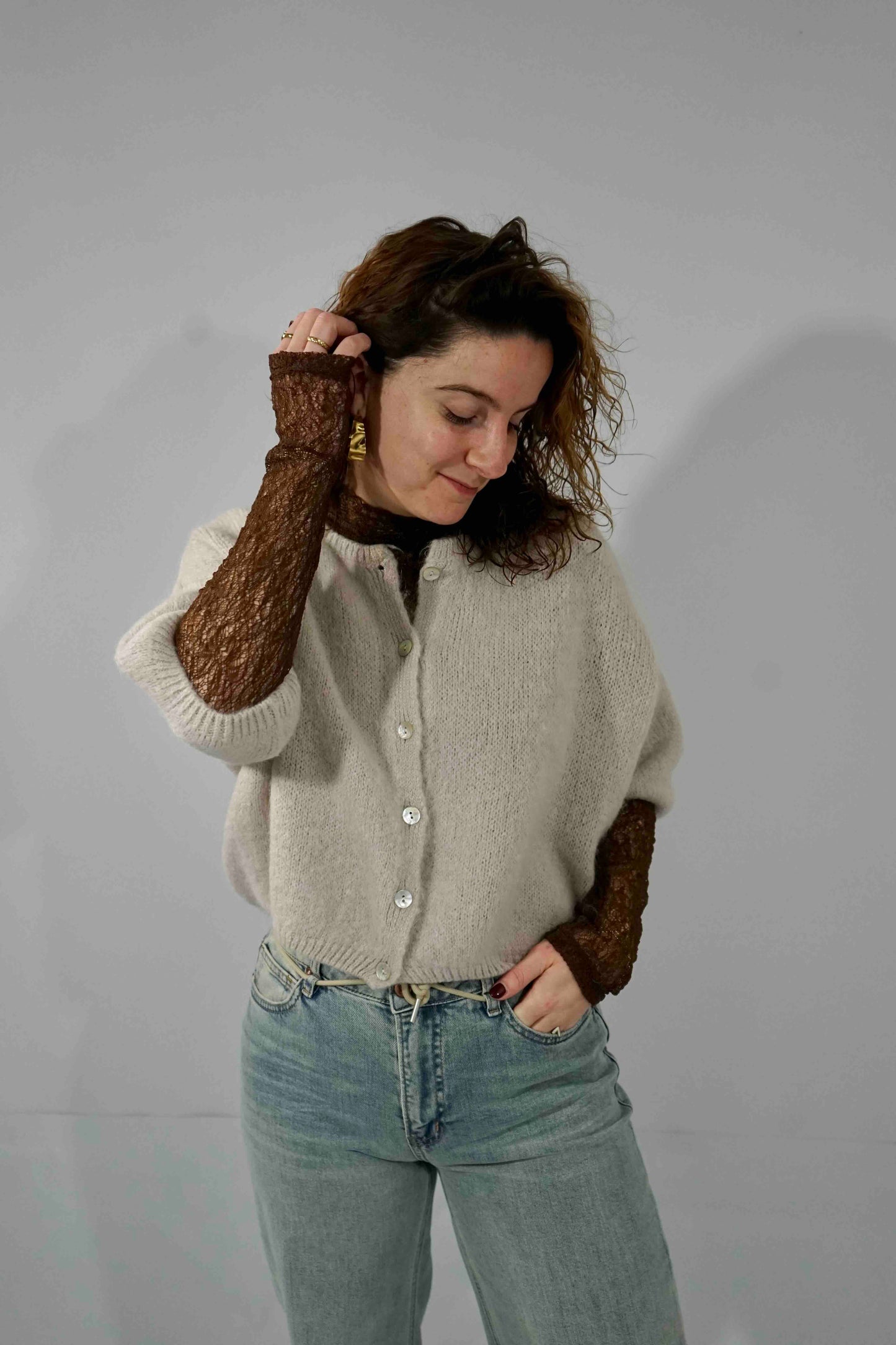 Vestje Mila Beige