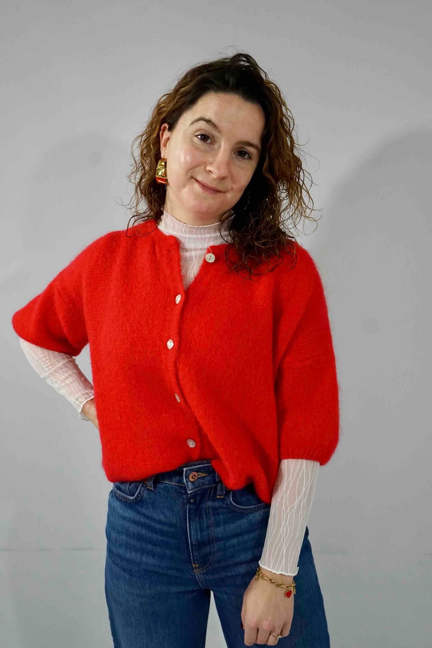 Vestje Mila Rood