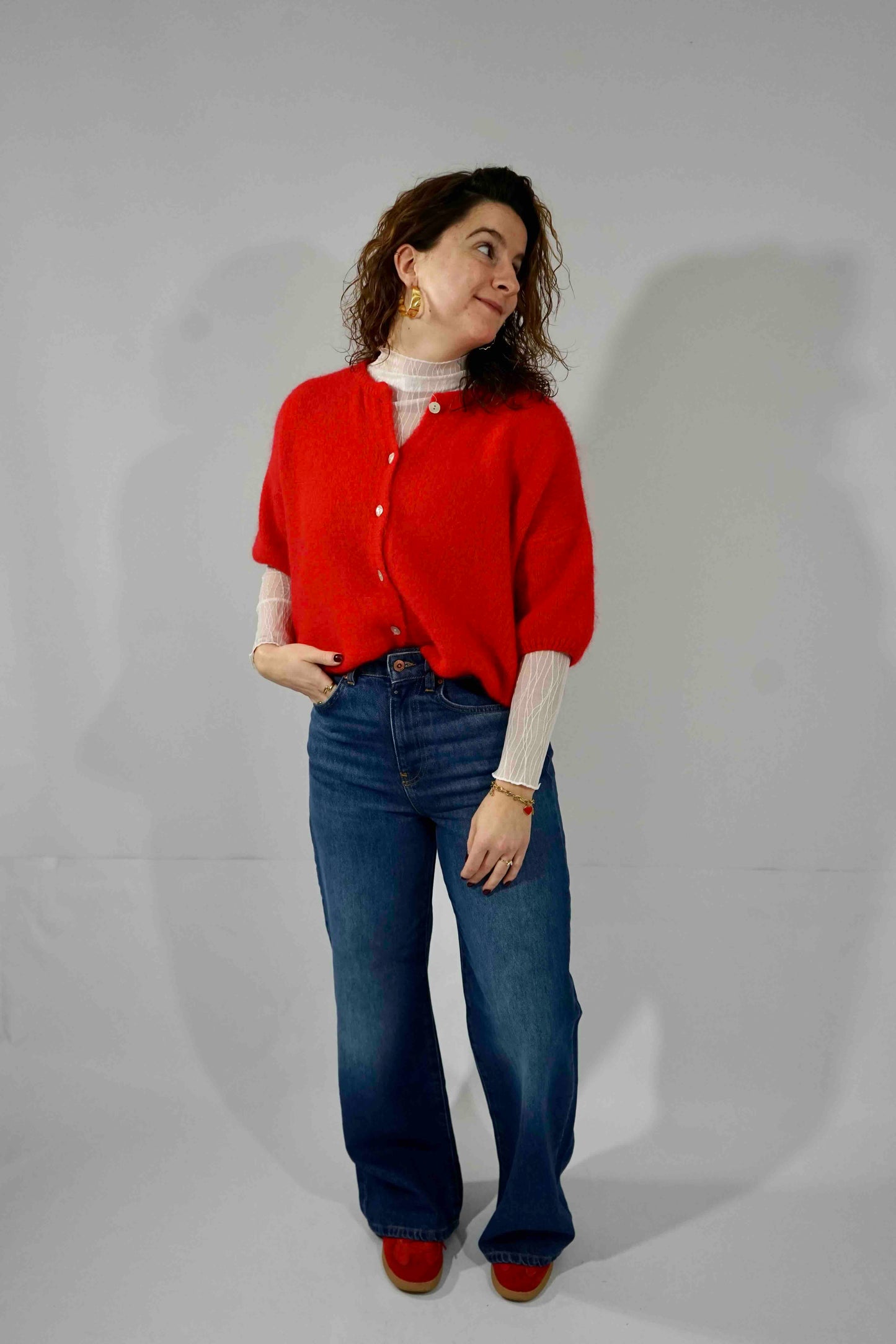 Vestje Mila Rood