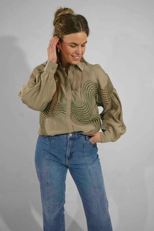 Molly Blouse Winter Twig