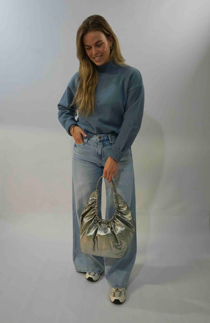 Paulina Knit Trui Smoke Blue