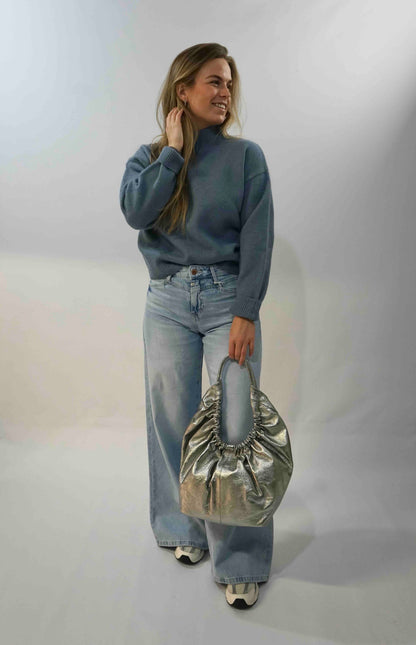 Paulina Knit Trui Smoke Blue