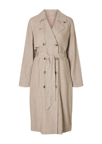 Jada Sun Trenchcoat Nomad Melange