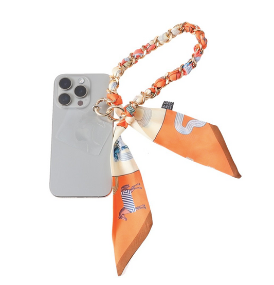 Day&Eve telefoon koord kort Scarf Chain - Yellow