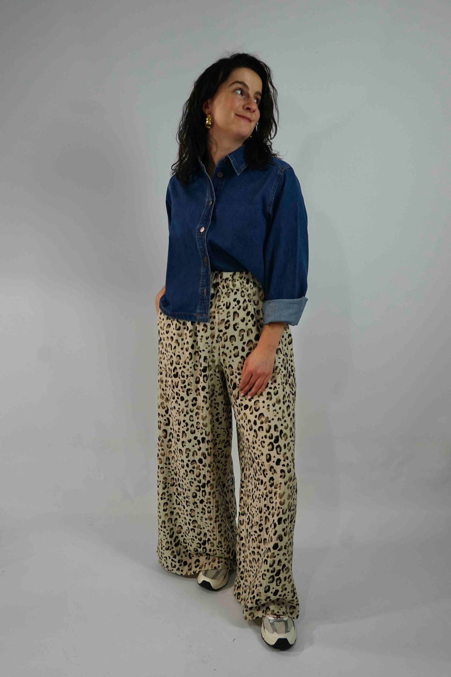 Broek Alyona Vlora Pants Oatmeal