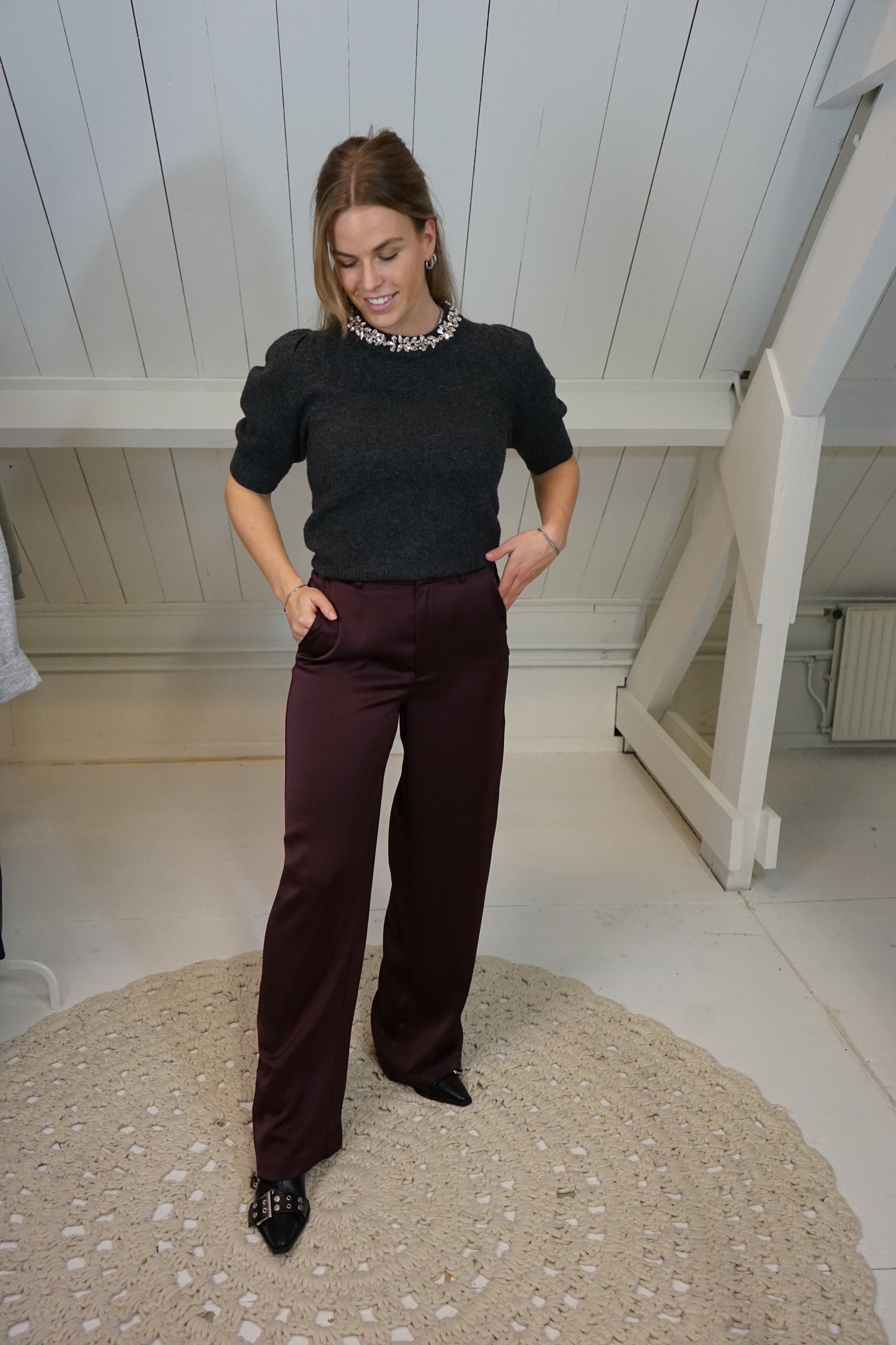 Maia Stone Knit Grey