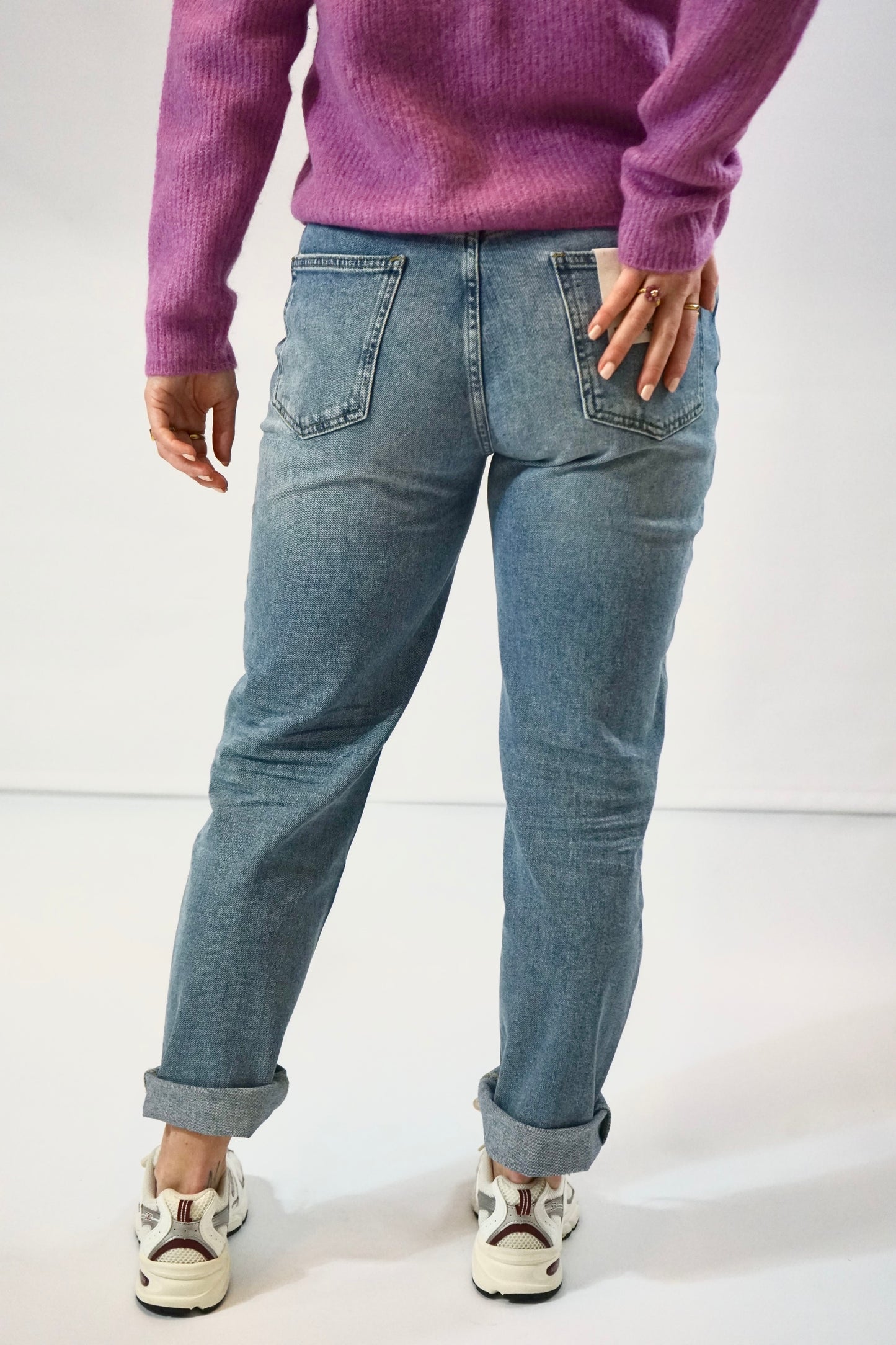 Jaimy Cropped Denim Poppy Blue