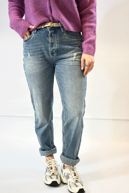 Jaimy Cropped Denim Poppy Blue