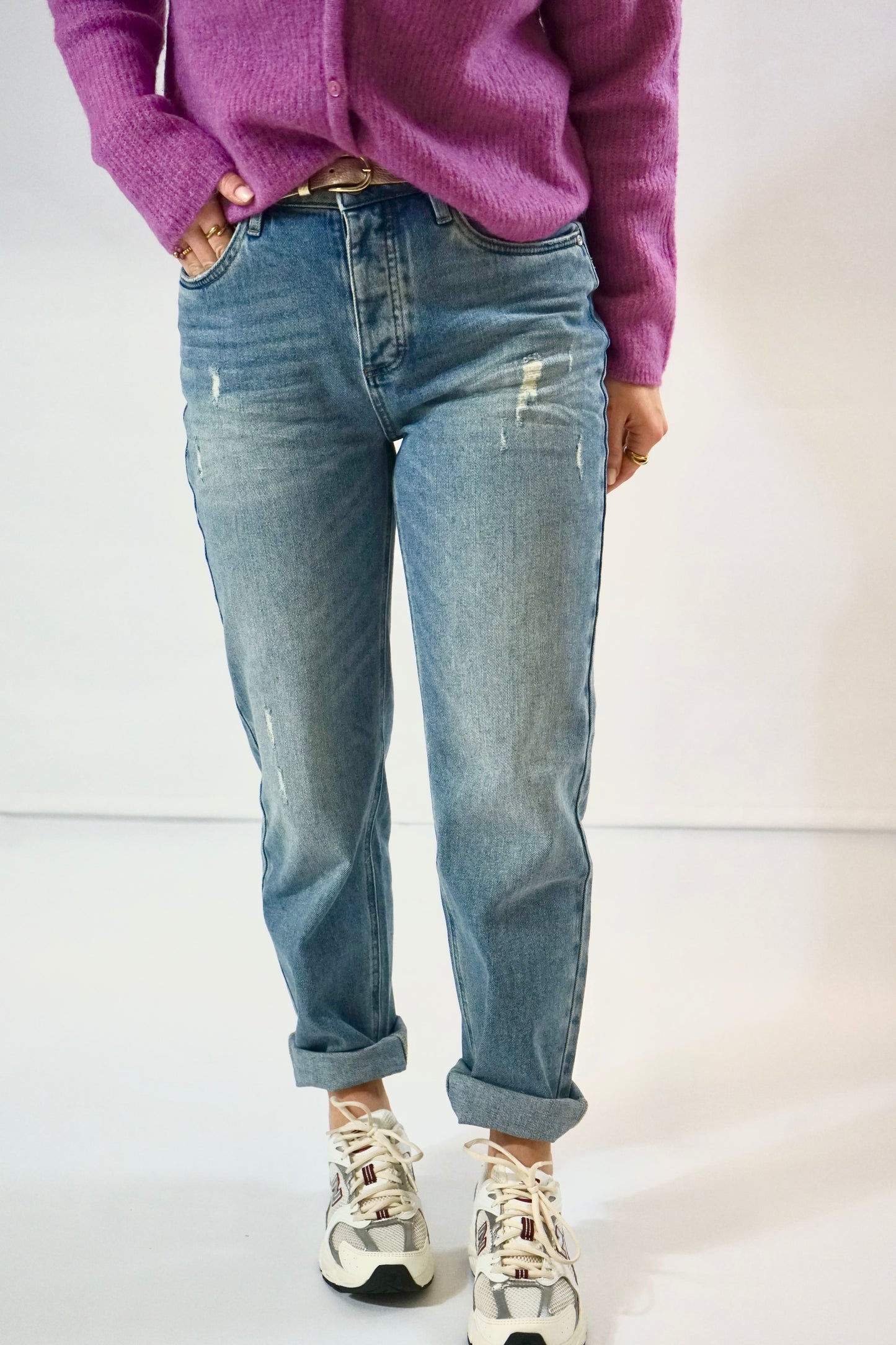 Jaimy Cropped Denim Poppy Blue